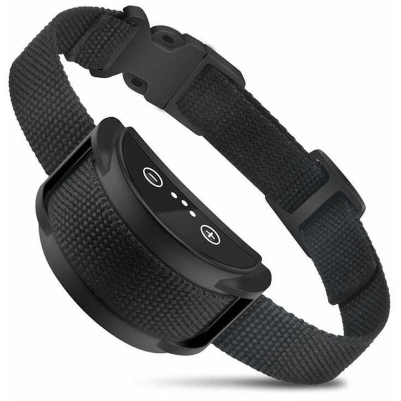 Anti-Bell-Hundehalsband, Anti-Flucht-Halsband mit Kapsel, wiederaufladbares Halsband, automatisches Trainingshalsband, 5 Vibrationsstufen, regen-,