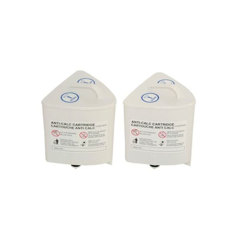 Anti-Kalk-Patronen 2 Stück, xd9030e0 für Dampfbügelstation Moulinex
