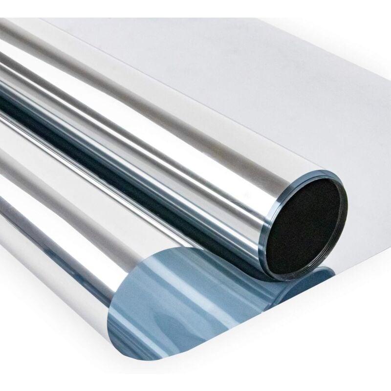 Anti-Peep-Fensterfolie, Spiegel-Fensterfolie, Einweg-Anti-Hitze-Anti-UV-Sichtschutz für Fenster, Büro, Zuhause, Geschäft, 40 x 300 cm