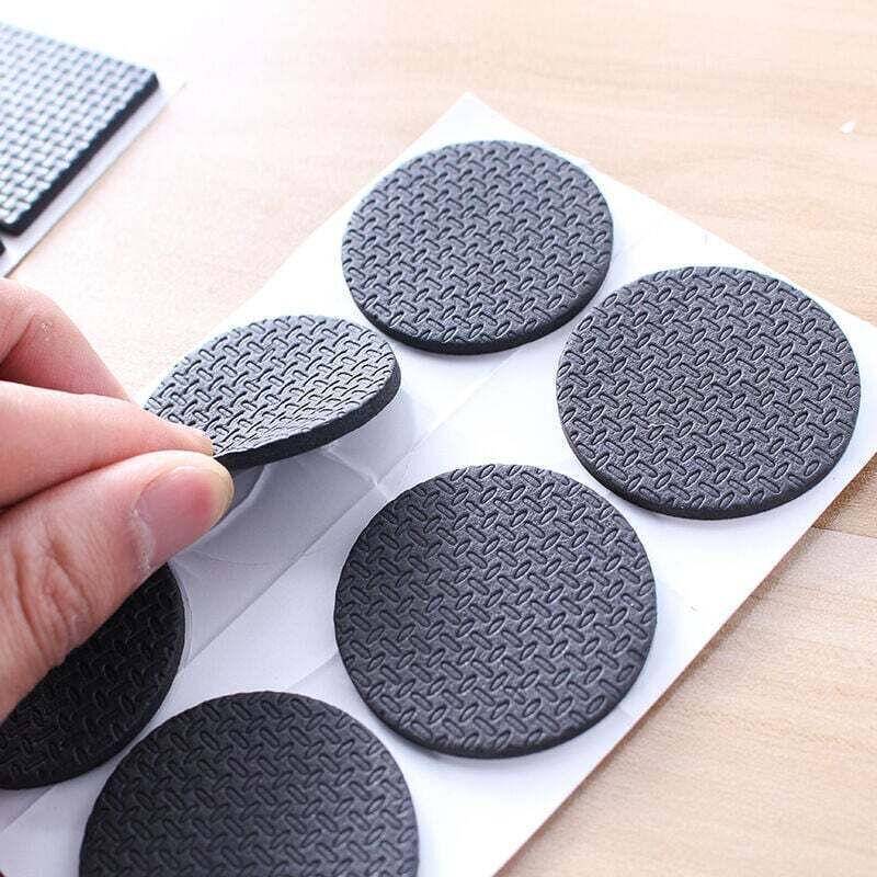 Anti-Rutsch-Pad – Premium-Gummipad – 24 Stück 50 mm – Bodenschutz – Selbstklebendes Anti-Rutsch-Pad – Klebendes Gummipad – Halten Sie alle Ihre Möbel