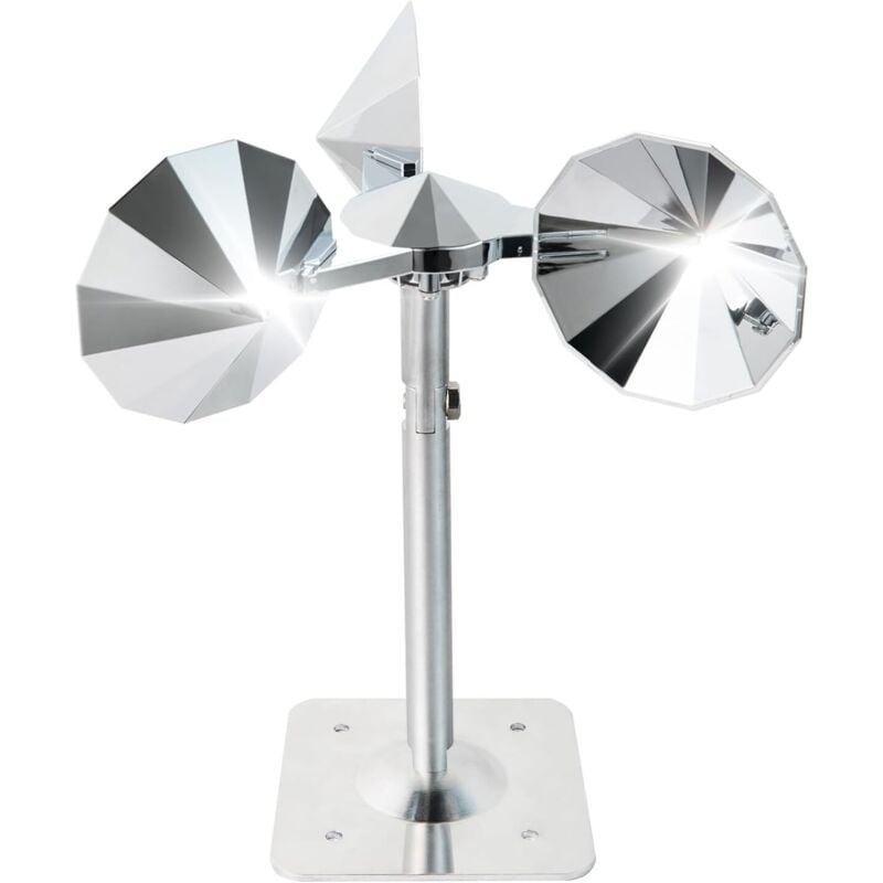 Anti-Tauben, Vogelscheuche für Balkon, 360°-Reflexion, Taubenabwehr mit Aluminiumsockel, Taubenschreck für Garten, Dach, Balkon