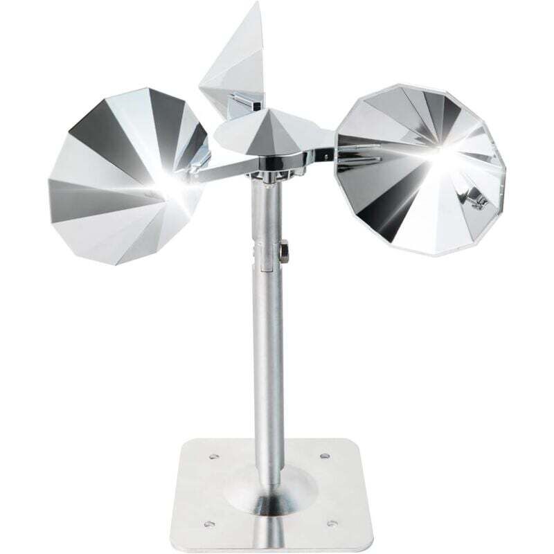 Anti-Tauben, Vogelscheuche für Balkon, 360°-Reflexion, Taubenabwehr mit Aluminiumsockel, Taubenschreck für Garten, Dach, Balkon