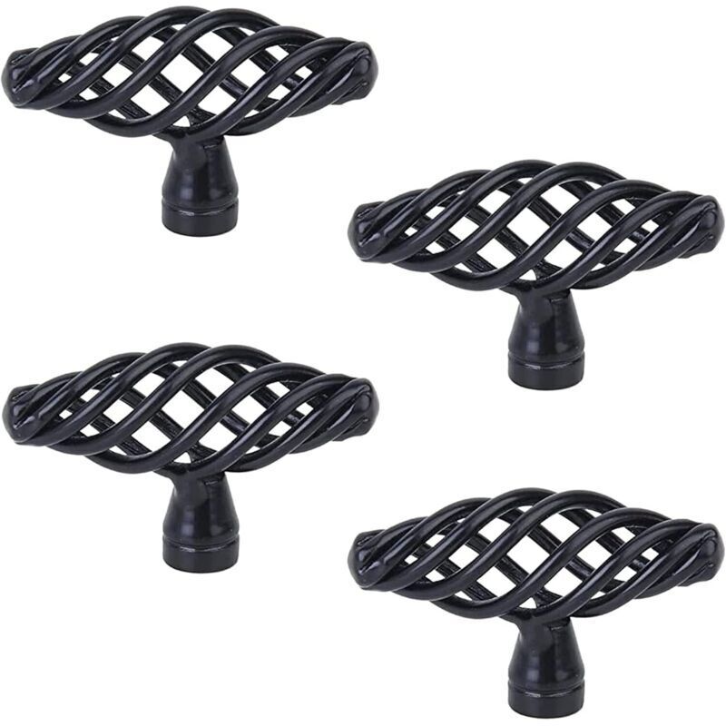 antike Möbelgriffe, Vintage-Vogelkäfig-Möbelgriffe, klassische Eleganz, für Möbel, Schränke, Türen und Fenster, Badezimmer (mit Schrauben)