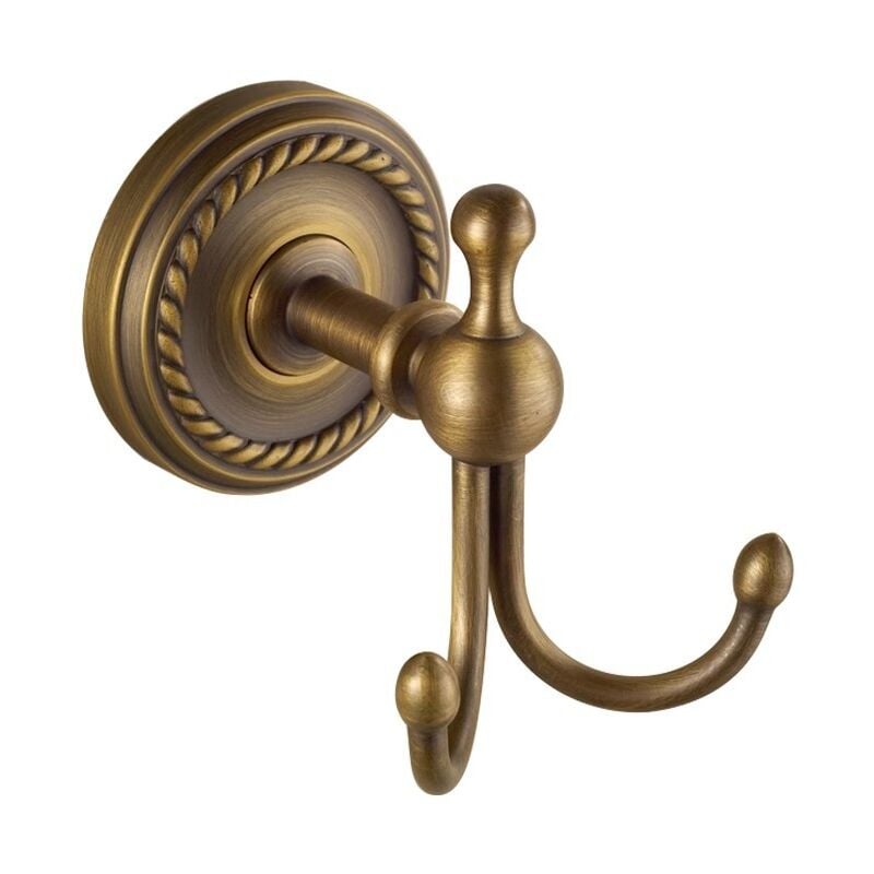 Antiker Handtuchhalter aus Messing zur Wandmontage, Handtuchhalter, Garderobenständer, Wandgarderobenhaken, Heimtextilien