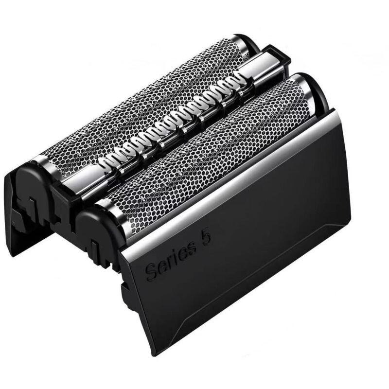 Anwendbar auf den Ersatzscherkopf der Braun-Serie für Elektrorasierer. Befestigen Sie ganz einfach Ihren neuen Scherkopf/die neue Klinge, Schwarz