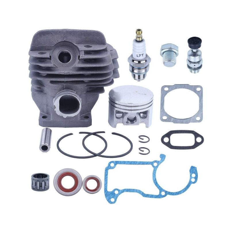 Anwendbar auf Kolben und Zylinder der Stihl 026 MS260-Serie, 44,7-mm-Kolben + Zylinder + Dichtungen + Dekompressionsventil + Zündkerze,