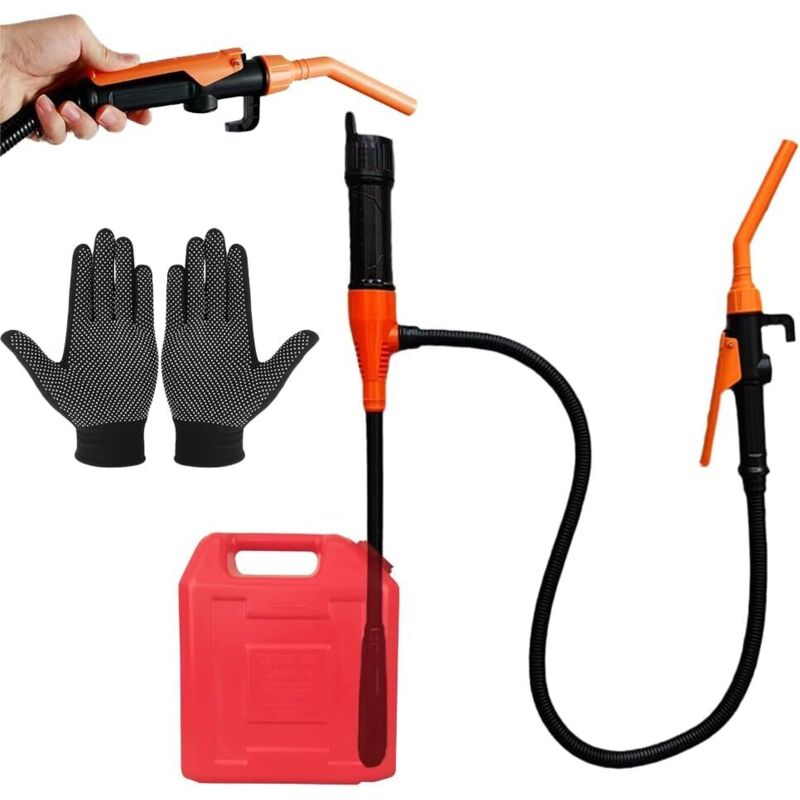Anyingkai Elektrische Transferpumpe, tragbare elektrische Kraftstoffpumpe, elektrische Wasserpumpe, automatische Siphonpumpe, Kraftstoffpumpe für
