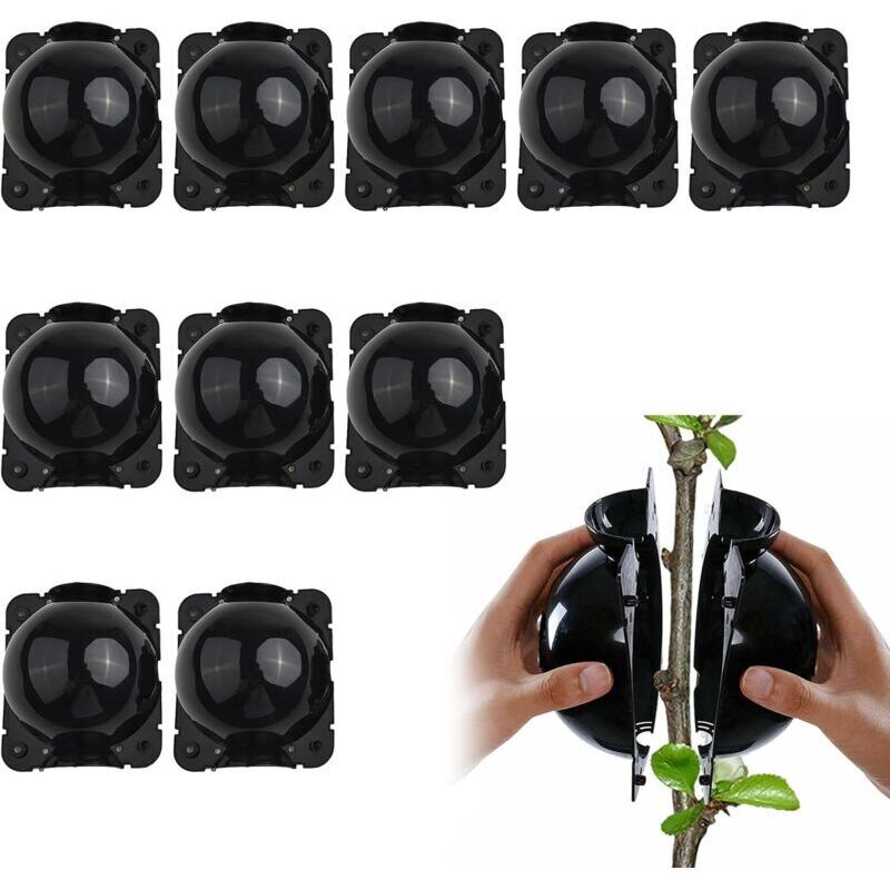 Anzuchtboxen für Pflanzen, Vermehrungskugeln, Hochdruck-Vermehrungskugeln, für die Wurzelbildung durch Veredelung von Pflanzen, 10er-Packung