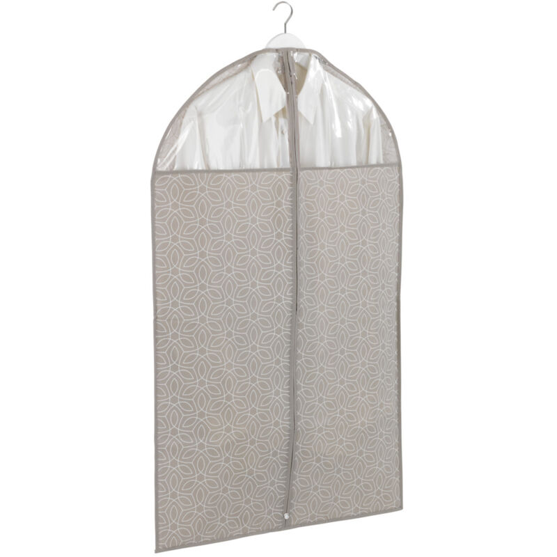Wenko - Kleider Sack Hülle Schutz Säcke Aufbewahrung Kleider Anzug 100 x 60 cm - taupe
