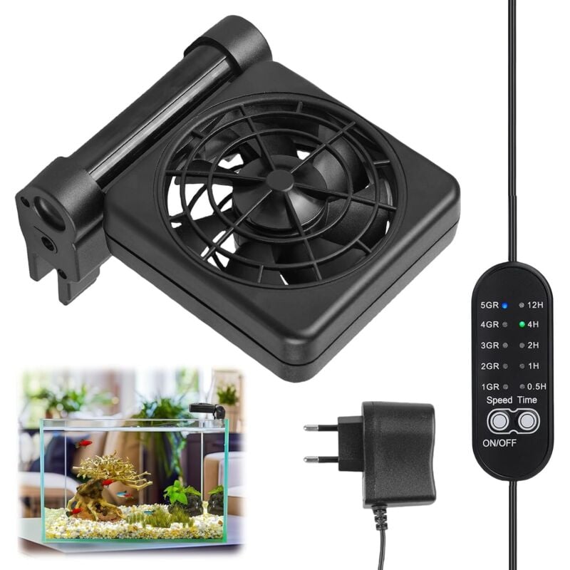 Aquarium Chiller, Aquarium Chiller, Aquarium Chiller, Chiller für Aquarium Kühlung, passend für bis zu 30 cm (1 Lüfter)
