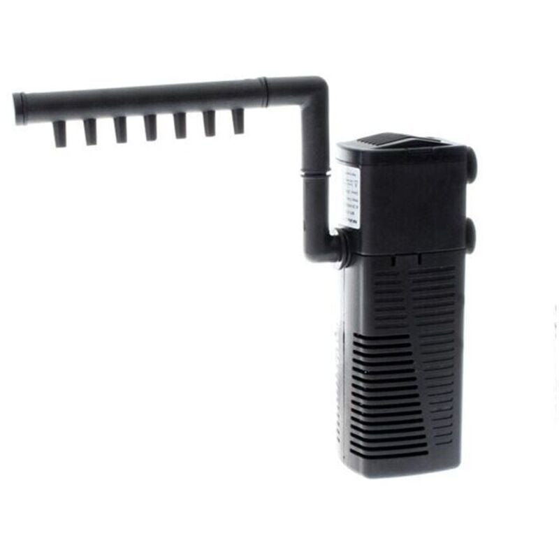 Mumu - Aquarium-Innenfilter, 8 w, 600 l/h, Aquarium-Innenfilter, 80 Liter, Aquarium-Pumpenfilter für kleine Becken, Kaltwasser- oder tropische