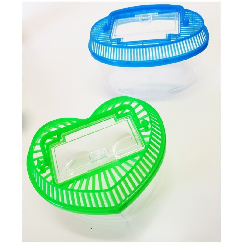 Trade Shop - AQUARIUM KUNSTSTOFFBEHÄLTER FISCH ROTER FISCH DECKEL GRIFF LUFTEINLASS -