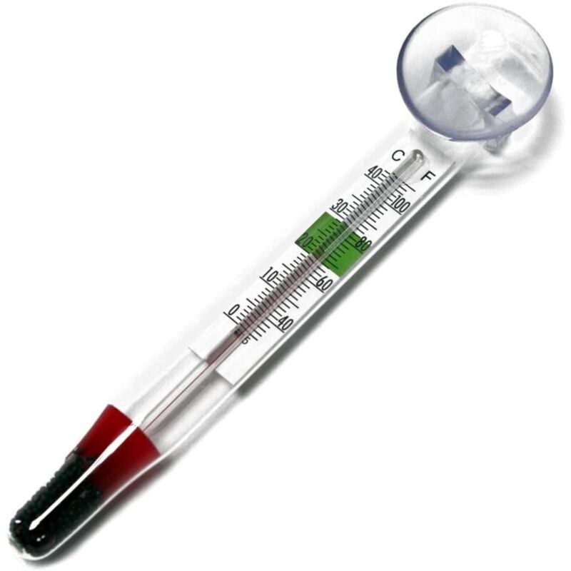 Aquarium Thermometer, Aquarium Thermometer, Glas Aquarium Thermometer mit Saugnapf