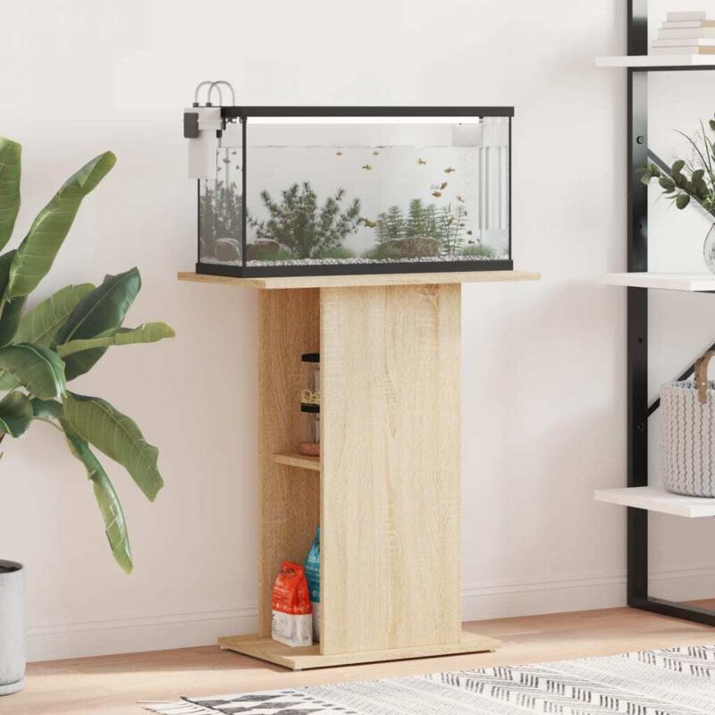 Aquariumständer Sonoma-Eiche 60,5 x 36 x 72,5 cm Holzwerkstoff vidaXL