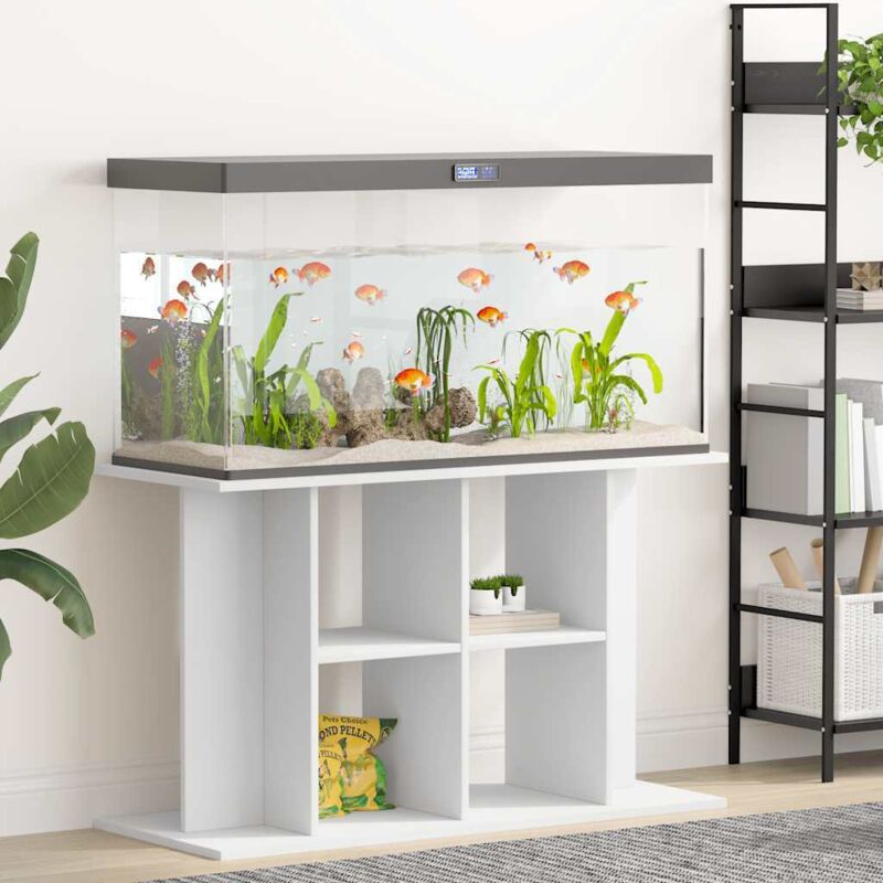 Aquariumständer Weiß 100x40x60 cm Holzwerkstoff Vidaxl