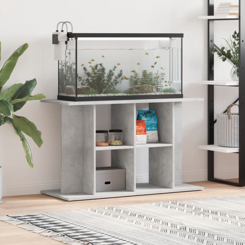 Aquariumständer Betongrau 100x40x60 cm Holzwerkstoff Vidaxl