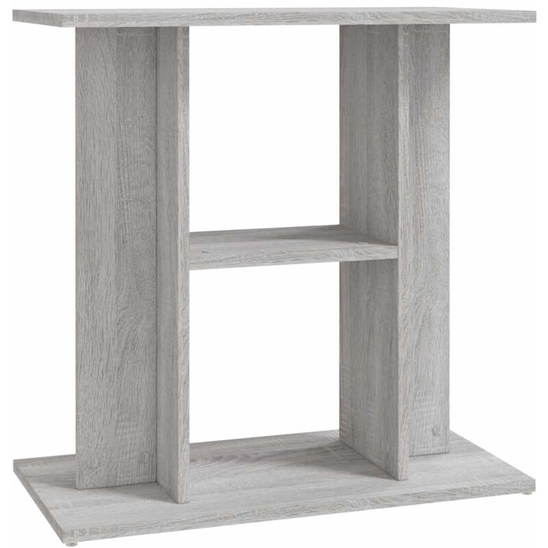 Aquariumständer Grau Sonoma 60x30x60 cm Holzwerkstoff Vidaxl
