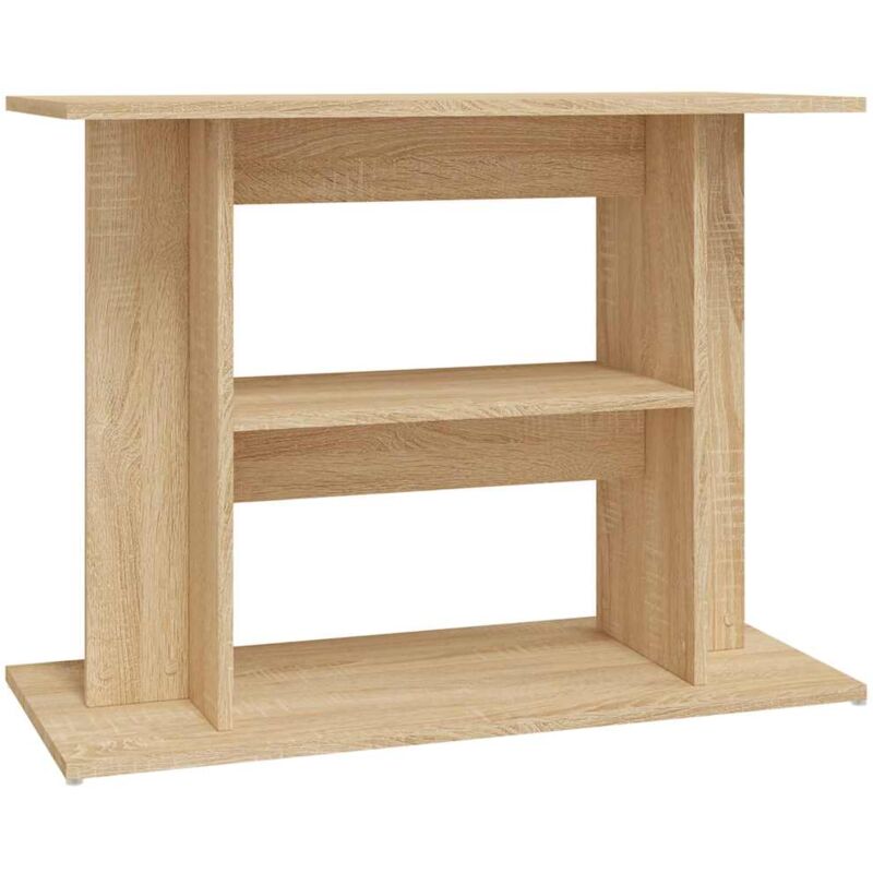 Aquariumständer Sonoma-Eiche 80x35x60 cm Holzwerkstoff Vidaxl