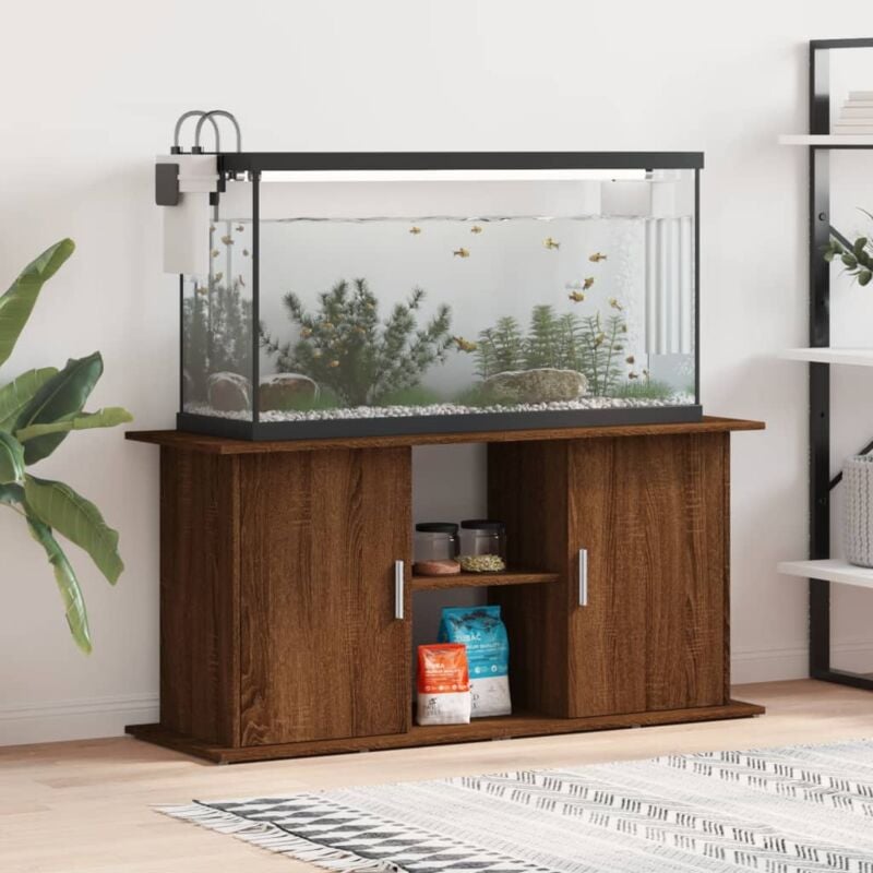 Vidaxl - Aquariumständer Braun Eichen-Optik 121x41x58 cm Holzwerkstoff