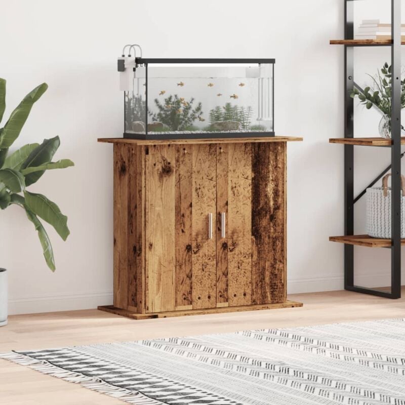 Aquariumständer Altholz-Optik 81x36x73 cm Holzwerkstoff - Vidaxl