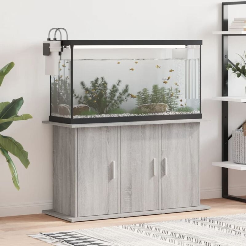 Vidaxl - Aquariumständer Grau Sonoma 101x41x58 cm Holzwerkstoff