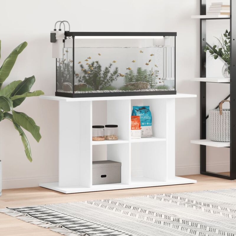 Maison Chic - Aquariumständer,Aufbewahrungsschrank,Aquarium Unterschrank Weiß 100x40x60 cm Holzwerkstoff JDVN435607 BonneVie
