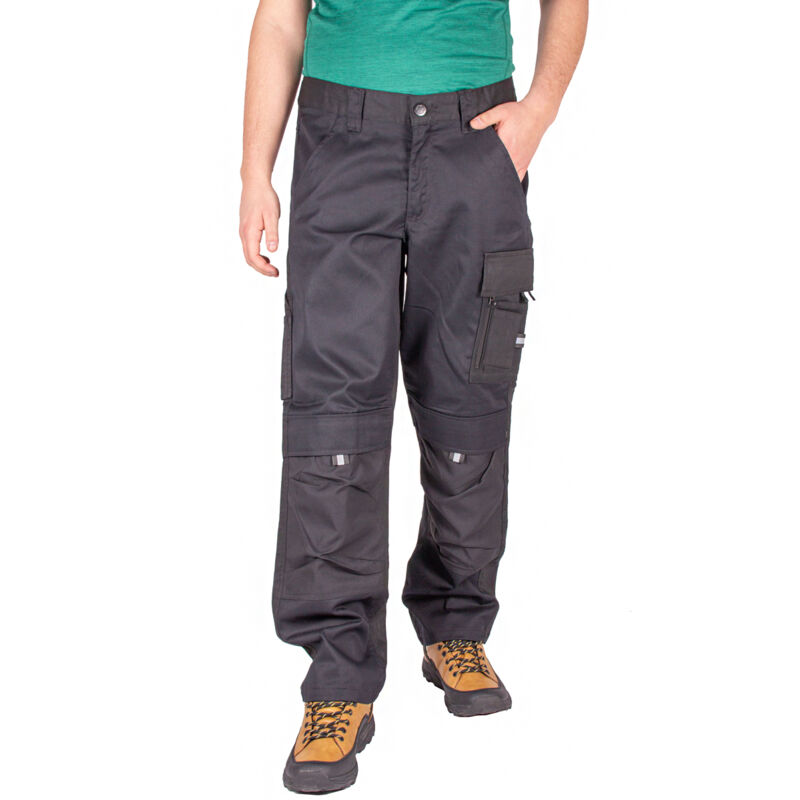 Arbeitshose, Kampfhose, Arbeitshose bis zur Taille, Herren, mit Kniepolster, 48