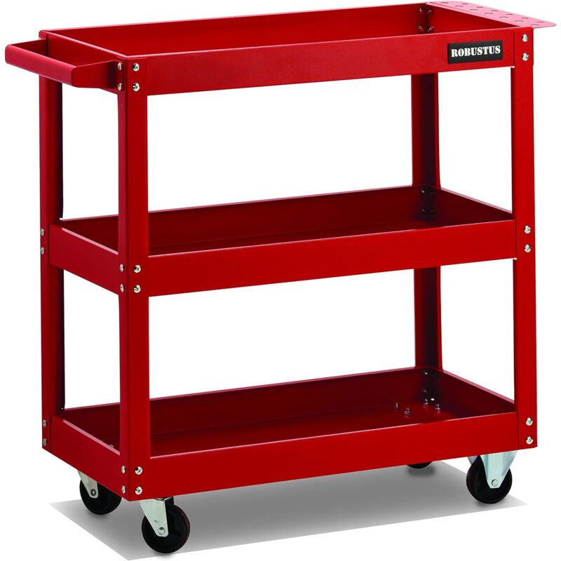 Bricoshop24 - Werkstattwagen 70x35x66 cm mit 3 Ablagen