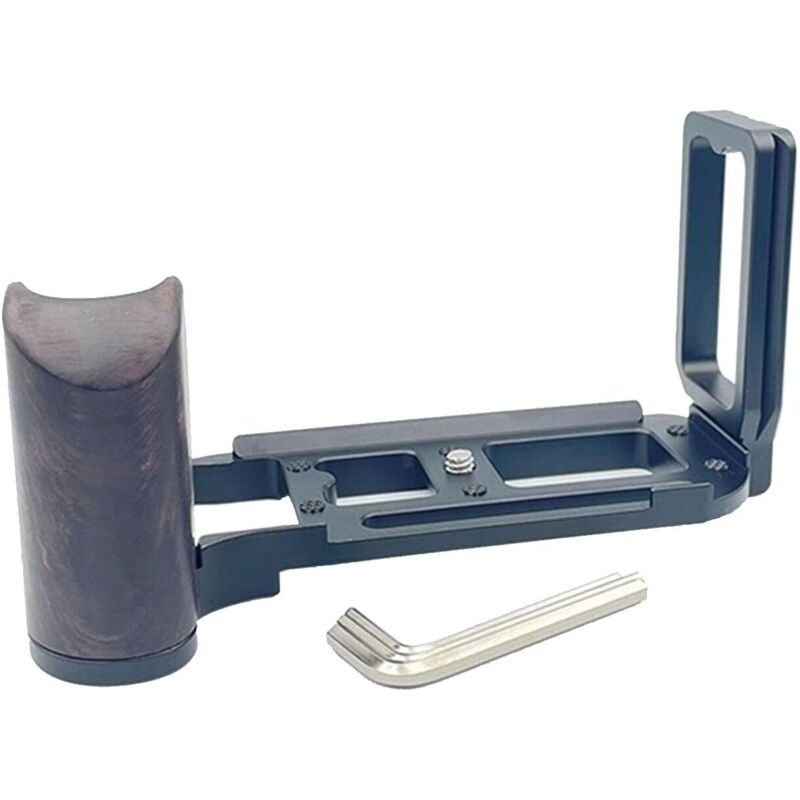 Arca-Schnellwechselplatte L für Nikon DF Micro-Single-Kameras, doppelter L-förmiger Griff aus Ebenholz für Nikon DF Kamerazubehör, mit