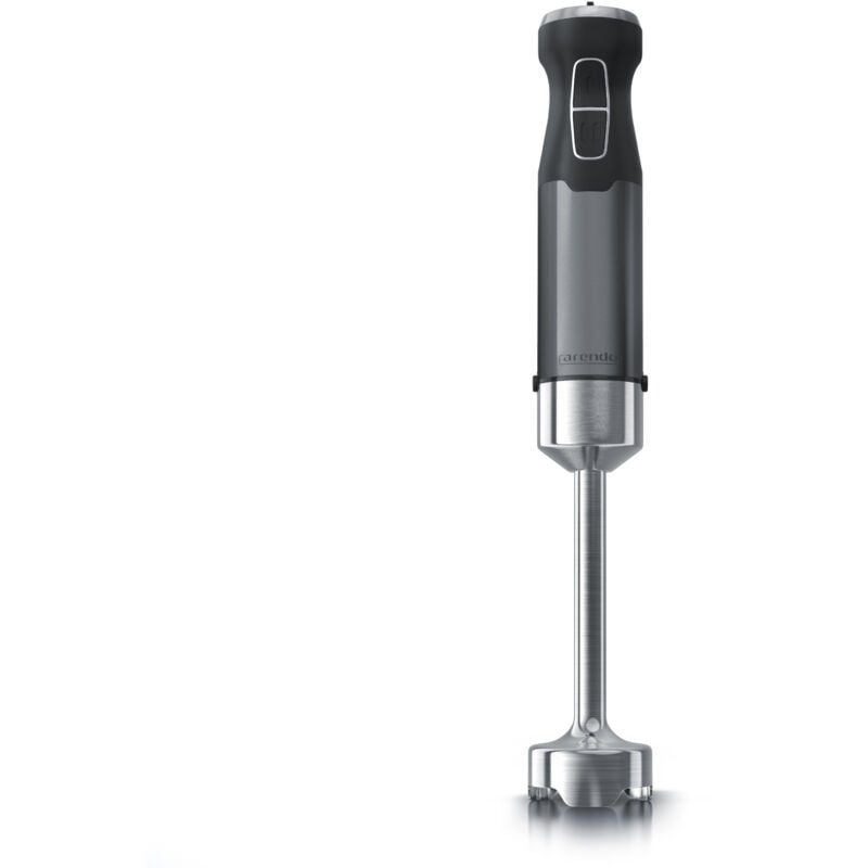 Arendo - Edelstahl Stabmixer in grau Handmixer - Pürierstab - stufenlose Regelung