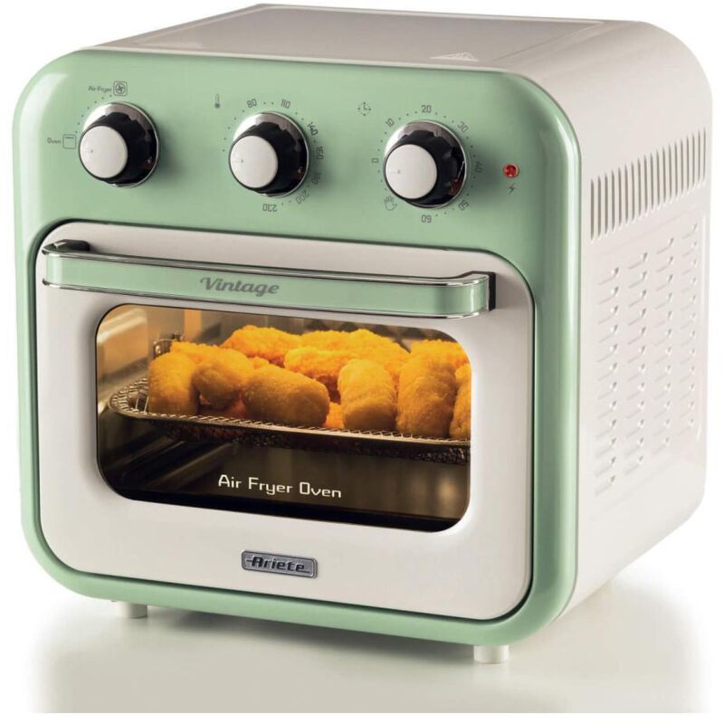 Ariete Vintage Air Fryer Mini- Ofen grün