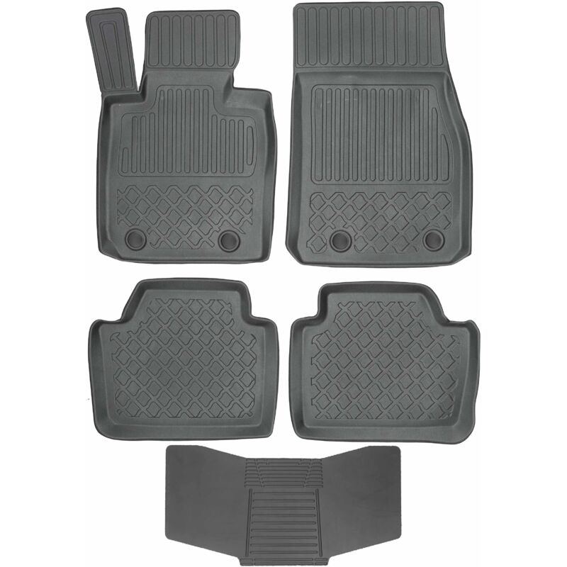 ARISTAR Matten 603156 + Bezug 251992 - BMW 3 F30 F31 2012-2019 / BMW 4 F36 Grand Coupe 2014-2021 (passt nicht für xDrive) STOP. MOUNT MS + BMW VELCRO