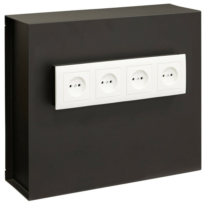 Socket Steckdosentresor, getarnter Safe, versteckter Tresor, Wandtresor, Steckdose 35 x 40 x 13 cm, 15L (23000W-S2) - Arregui