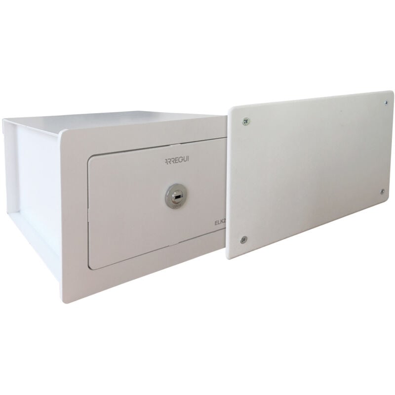 Elek 22500W-S Abzweigdosendeckel Tresor, Getarnter Safe, Versteckter Tresor für Zuhause mit Verteilerdosendeckel Front, 15x22x21 cm, 3 l - Arregui