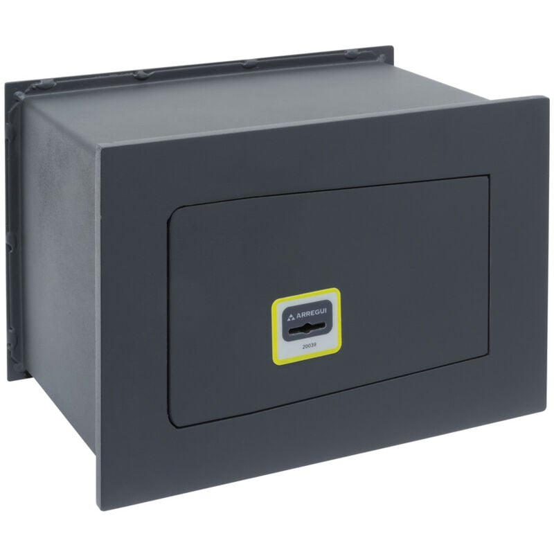 Ideal-10 281310 Wandtresor zum Einmauern Safe Tresor mit Doppelbart Sicherheitsschloss Doppelbolzen Verrigelung Anwenderfreundlicher Tresor mit