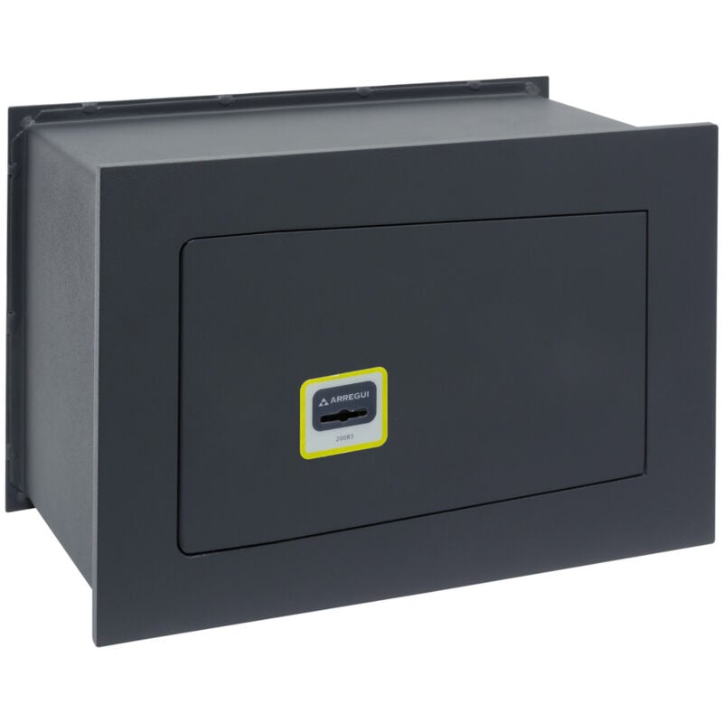 Ideal-10 281320 Wandtresor zum Einmauern Safe Tresor mit Doppelbart Sicherheitsschloss Doppelbolzen Verrigelung Anwenderfreundlicher Tresor mit