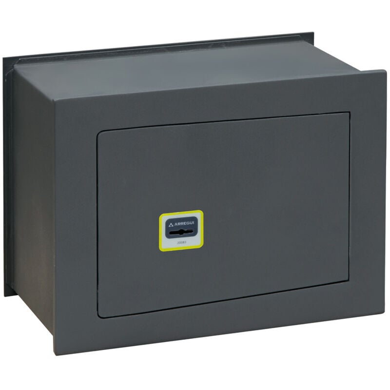 Ideal-10 281340 Wandtresor zum Einmauern Safe Tresor mit Doppelbart Sicherheitsschloss Doppelbolzen Verrigelung Anwenderfreundlicher Tresor mit