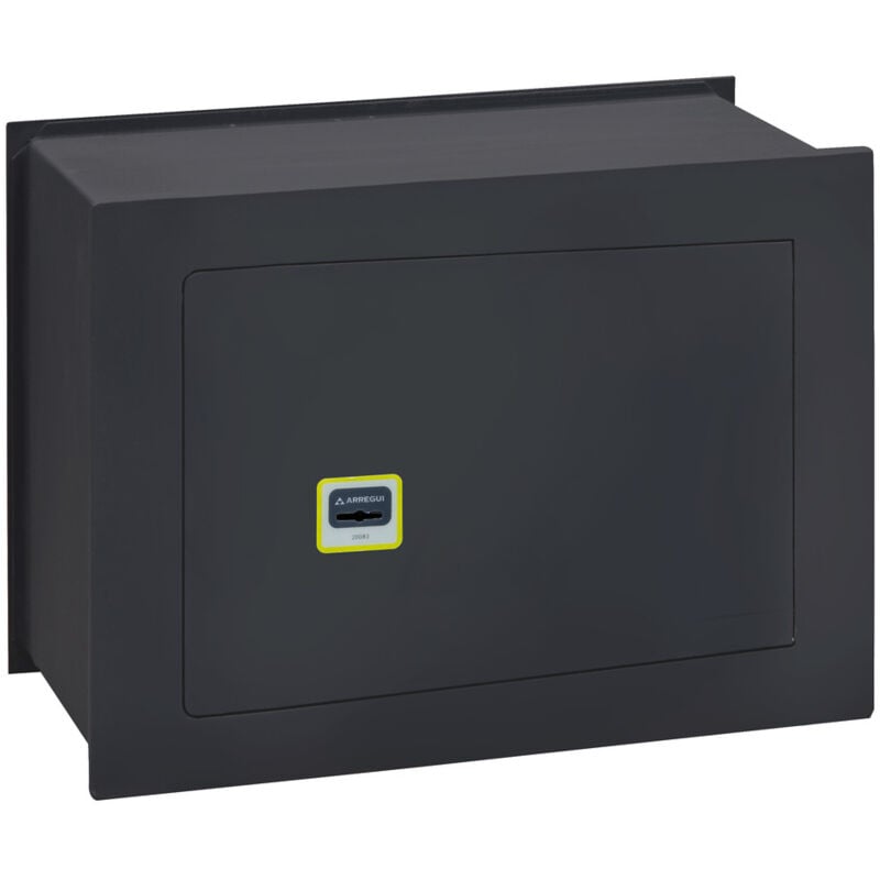 Ideal-10 281350 Wandtresor zum Einmauern Safe Tresor mit Doppelbart Sicherheitsschloss Vierbolzen Verrigelung Anwenderfreundlicher Tresor mit