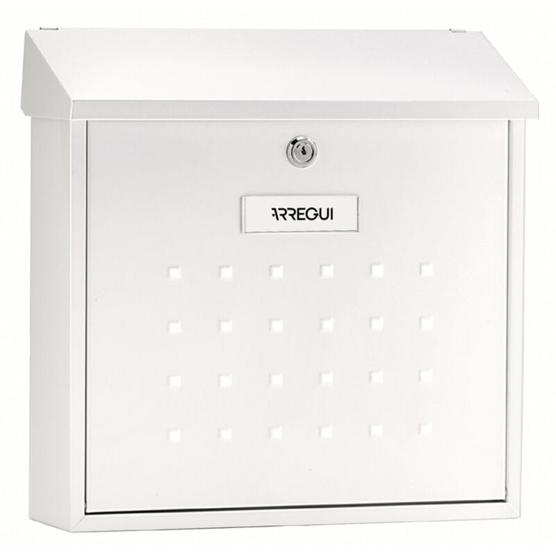 Premium Maxi E5611 Briefkasten aus Verzinktem Stahl, Größe l (Zeitschriften und C4-Umschläge) Großer Wandbriefkasten für den Außenbereich,