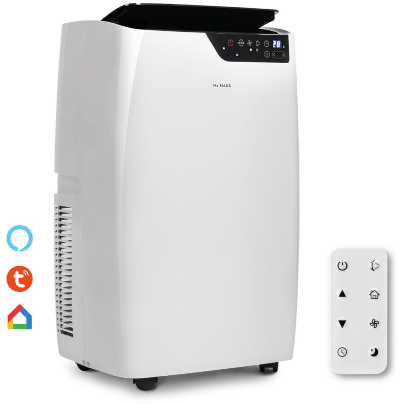 ARTIC-460 WHITE - Tragbare Klimaanlage, SILENTBLOCKS System, wifi connection APP, 12000 BTU/h mobile Kühlbox, 3026 Kühlstellen, 3,5kW, Klasse A, 4 in