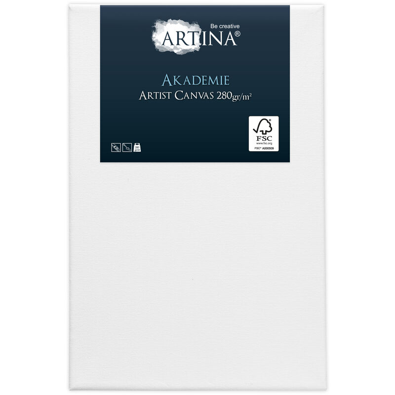 Akademie Keilrahmen Leinwand 60x40x1 cm - Artina