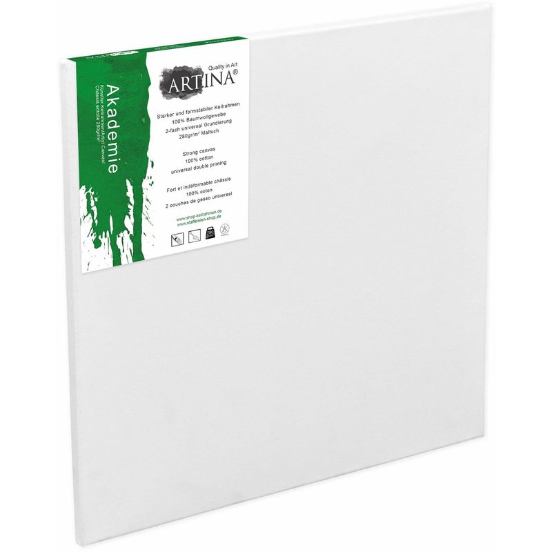 Artina Akademie Keilrahmen Leinwand20x20x1 cm