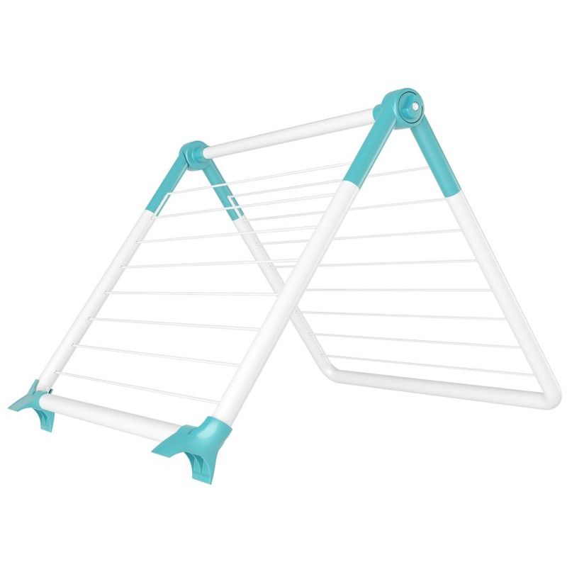 Juwel - Superdry Wing Wäscheständer, Trockenlänge 8,8 m, mint, knickbar 0-180°