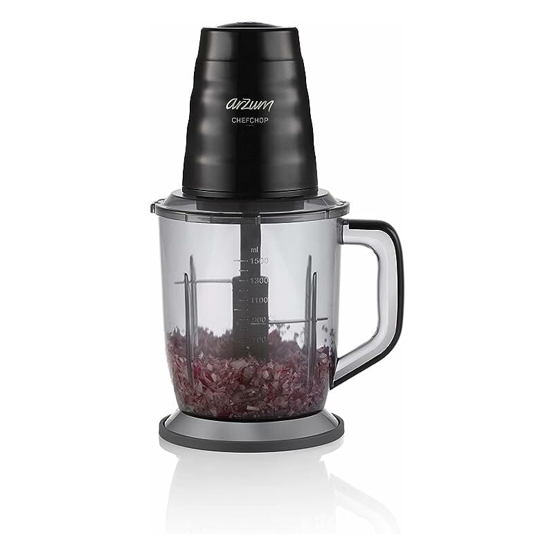 Arzum - AR1161 Chefchop Chopper S-Klingen Chopper-Effekt 1,5l Schwarz
