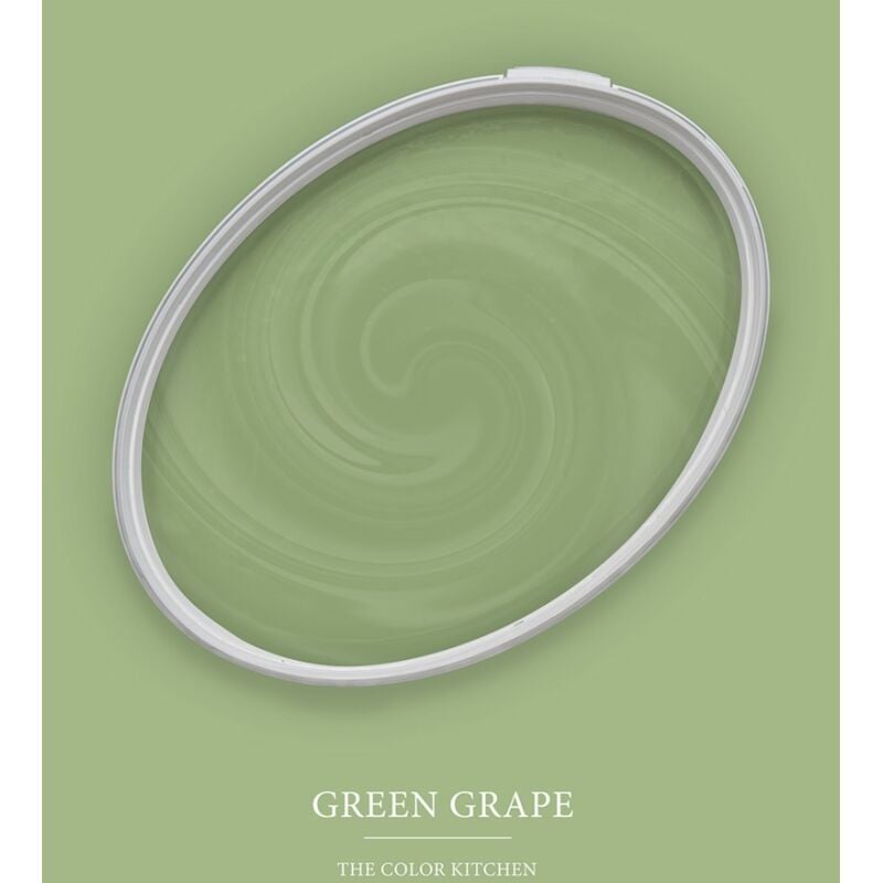Wandfarbe Grün matt The Color Kitchen Green Grape Exklusive Innendispersion Hohe Farbintensität 2.5 Liter