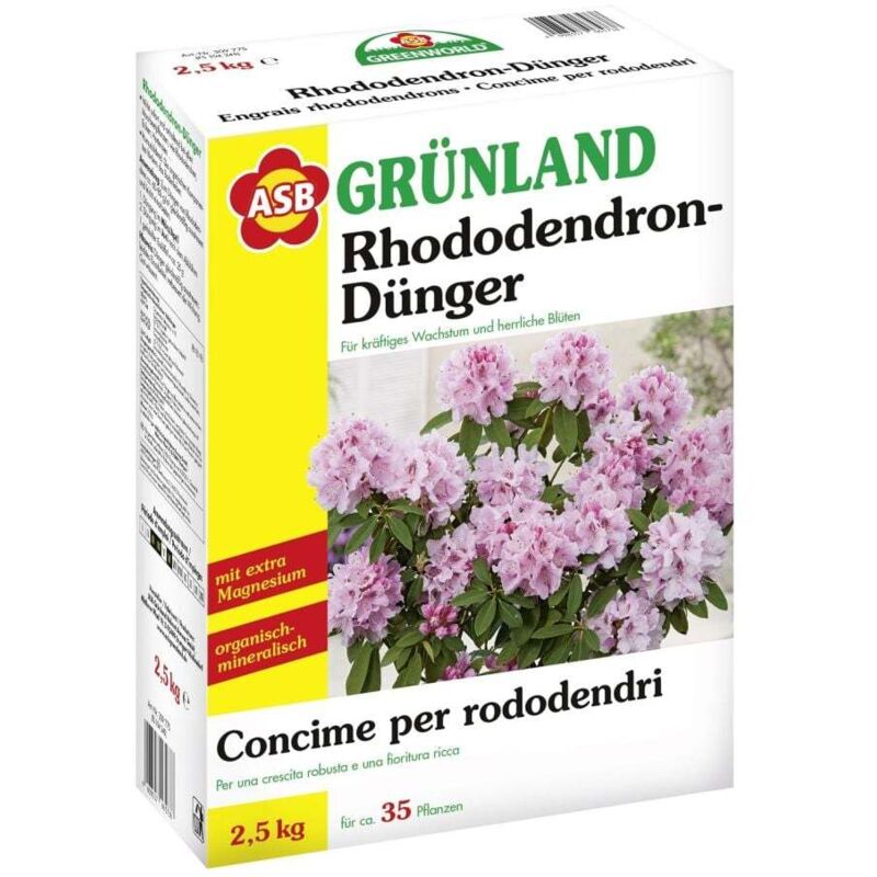 Asb Greenworld - Spezial-Rhododendrondünger 2,5 kg Dünger Spezialdünger