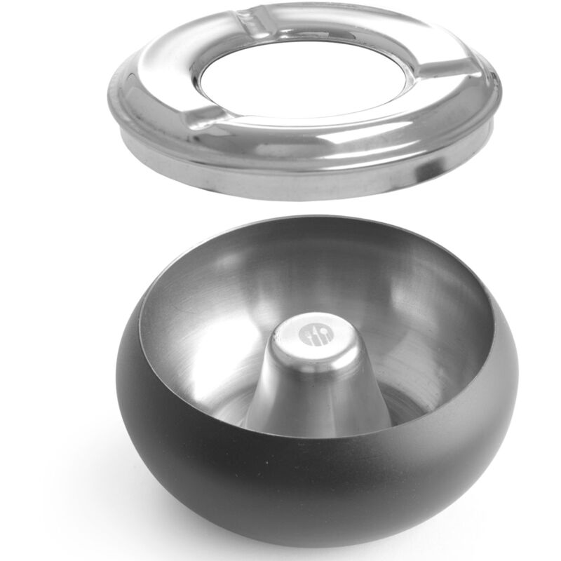 Aschenbecher, schwarz, ⌀105x(H)58mm - Hendi