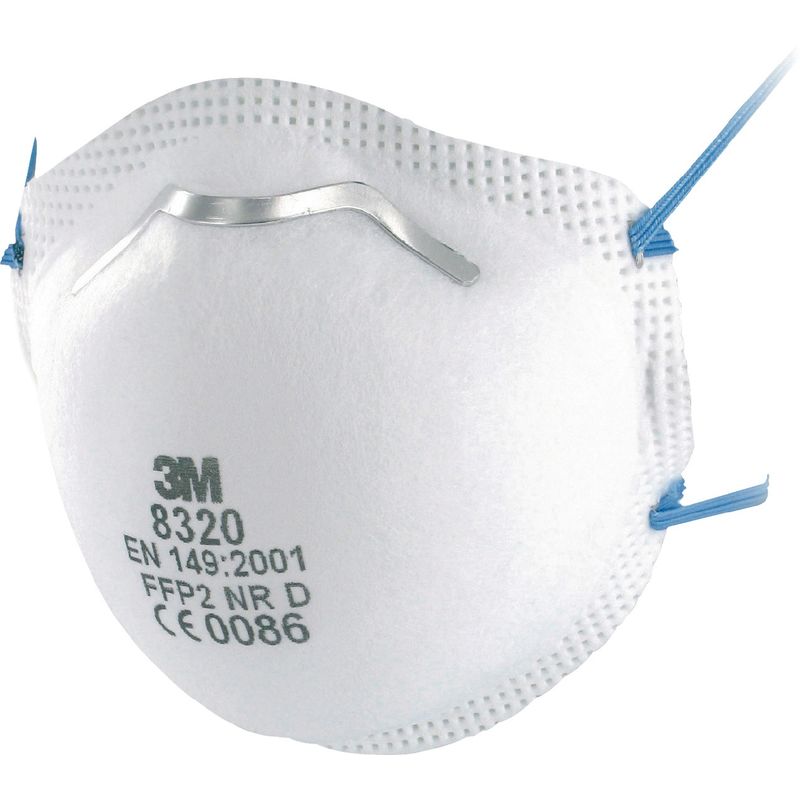 3M - Masque de protection respiratoire 8320 en 149:2001 + A1:2009 FFP2 nrd FFP2NRD 10St./KT