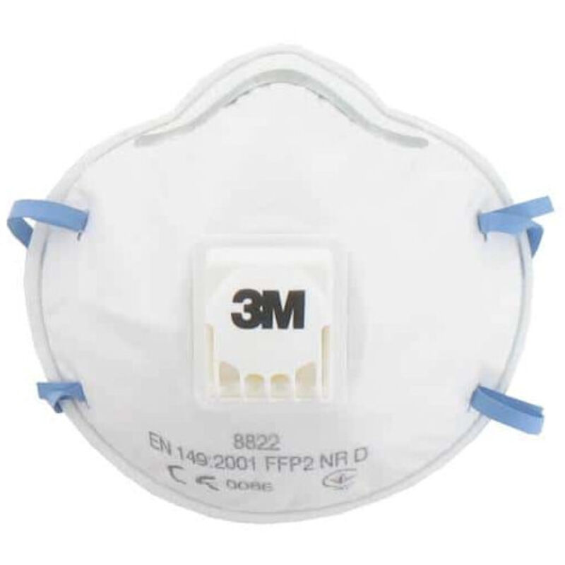 3M 8822 Feinstaubmaske mit Ventil FFP2 10 St. EN 149:2001 DIN 149:2001