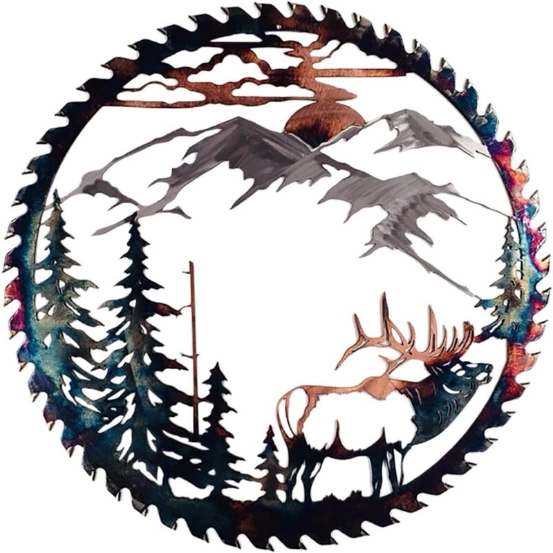 Atmosphäre, Kunst, Zuhause, kreative Dekoration, Metall-Dekoration, Heim-Kunst-Dekoration, Metall, Metall-Wandbehang, Wanddekoration,